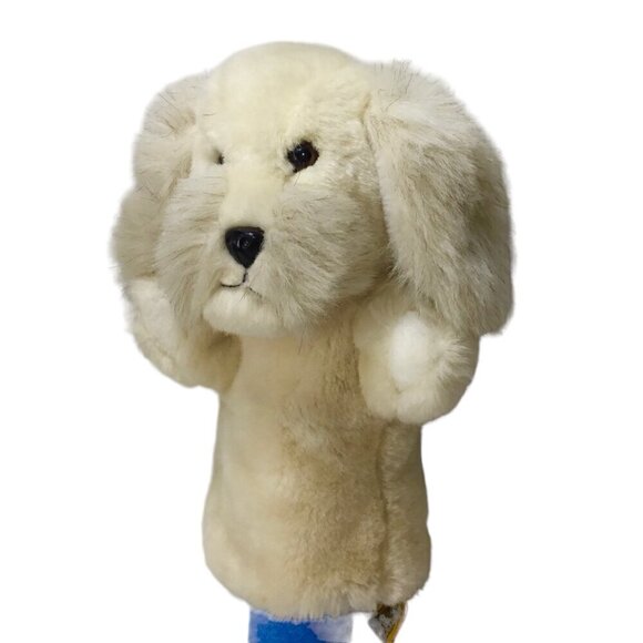 Vtg 24K Polar Puff Special Effects Hand Puppet 1985 Dog Puppy Gold Label 4694 - Picture 2 of 12